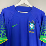 Shop 2022/23 BRAZIL AWAY SHIRT (XL) NIKE, classic football shirts, vintage football shirts & retro soccer jerseys at Cult Kits