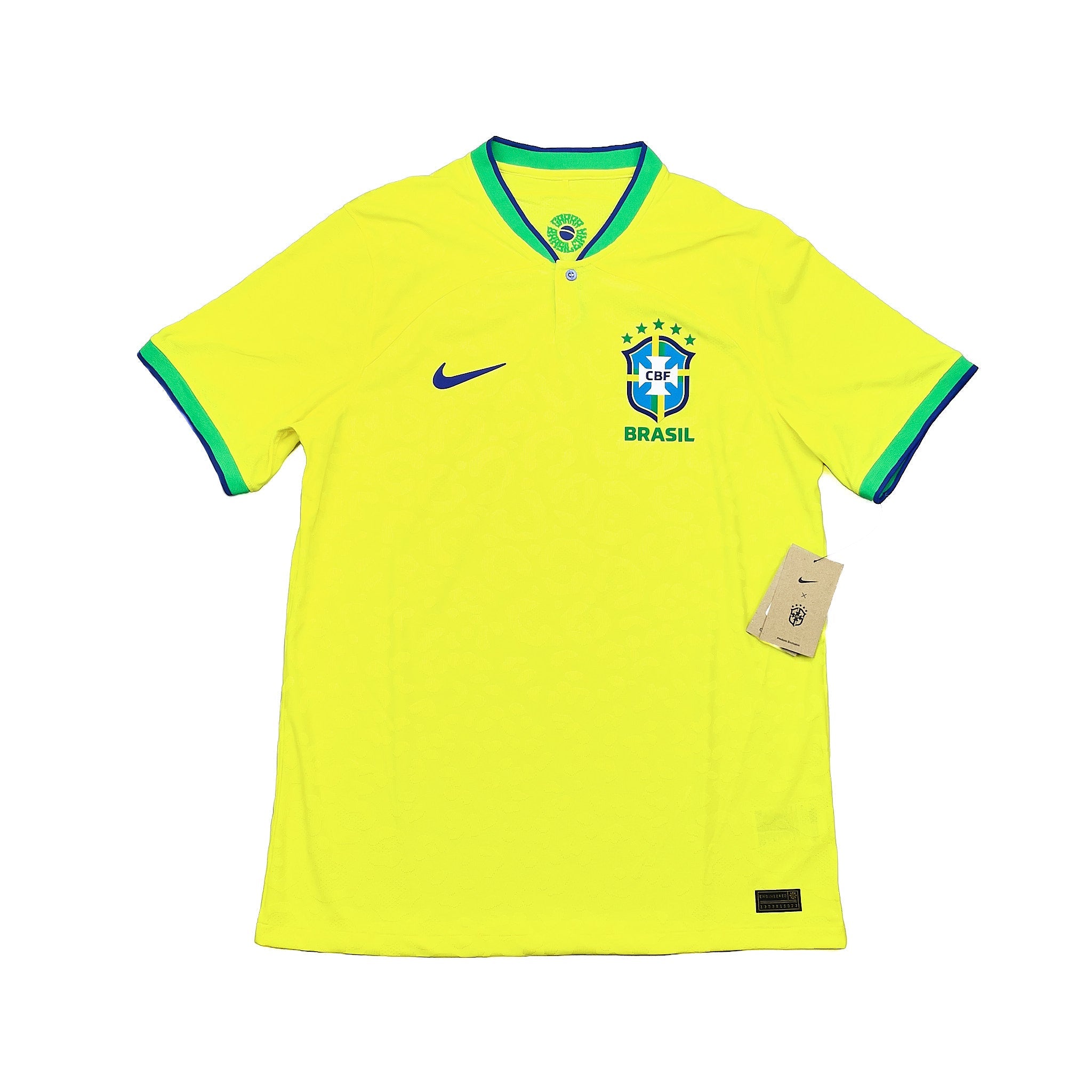 Buy 2022/23 Brazil *BNWT* Authentic Home Shirt (L) Nike ~ Free worldwide shipping ~ Authentic Vintage Football Shirts from Cult Kits