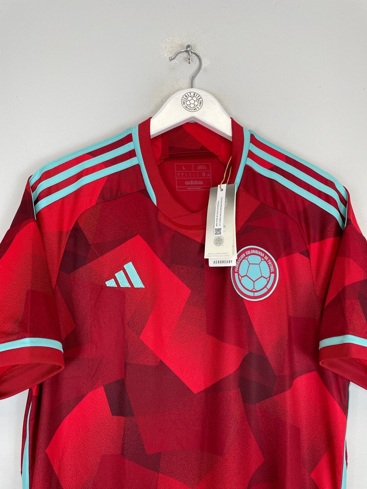 Shop 2022/23 COLOMBIA *BNWT* AWAY SHIRT (L) ADIDAS, classic football shirts, vintage football shirts & retro soccer jerseys at Cult Kits