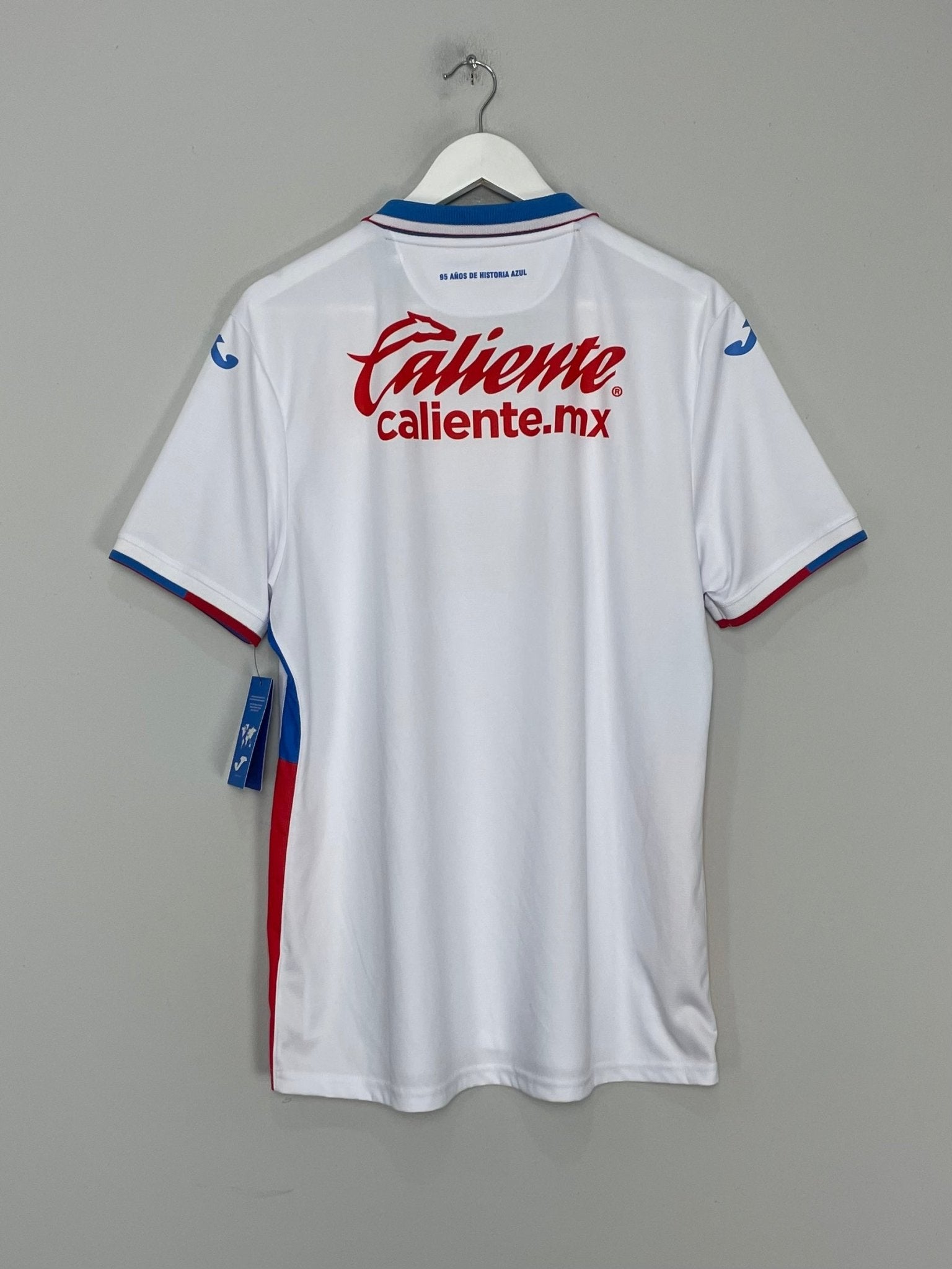 Shop 2022/23 CRUZ AZUL *BNWT* AWAY SHIRT (XL) JOMA, classic football shirts, vintage football shirts & retro soccer jerseys at Cult Kits