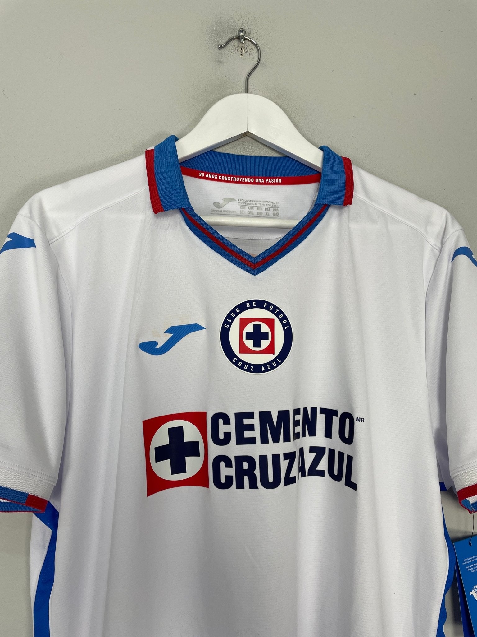 Shop 2022/23 CRUZ AZUL *BNWT* AWAY SHIRT (XL) JOMA, classic football shirts, vintage football shirts & retro soccer jerseys at Cult Kits