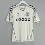 Shop 2022/23 EVERTON TRAINING SHIRT (M) HUMMEL, classic football shirts, vintage football shirts & retro soccer jerseys at Cult Kits