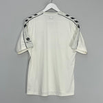 Shop 2022/23 EVERTON TRAINING SHIRT (M) HUMMEL, classic football shirts, vintage football shirts & retro soccer jerseys at Cult Kits