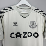 Shop 2022/23 EVERTON TRAINING SHIRT (M) HUMMEL, classic football shirts, vintage football shirts & retro soccer jerseys at Cult Kits