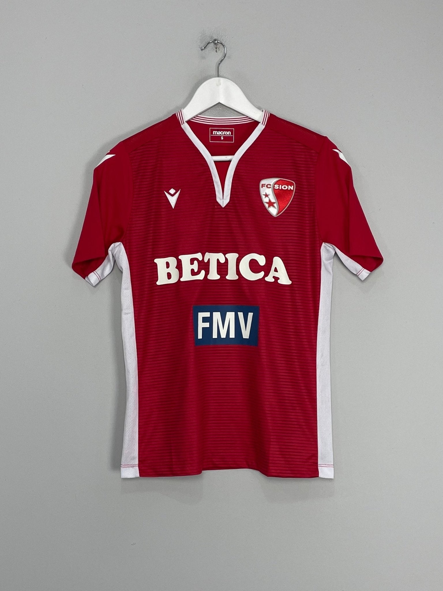 Shop 2022/23 FC SION HOARAU #99 HOME SHIRT (S) MACRON, classic football shirts, vintage football shirts & retro soccer jerseys at Cult Kits