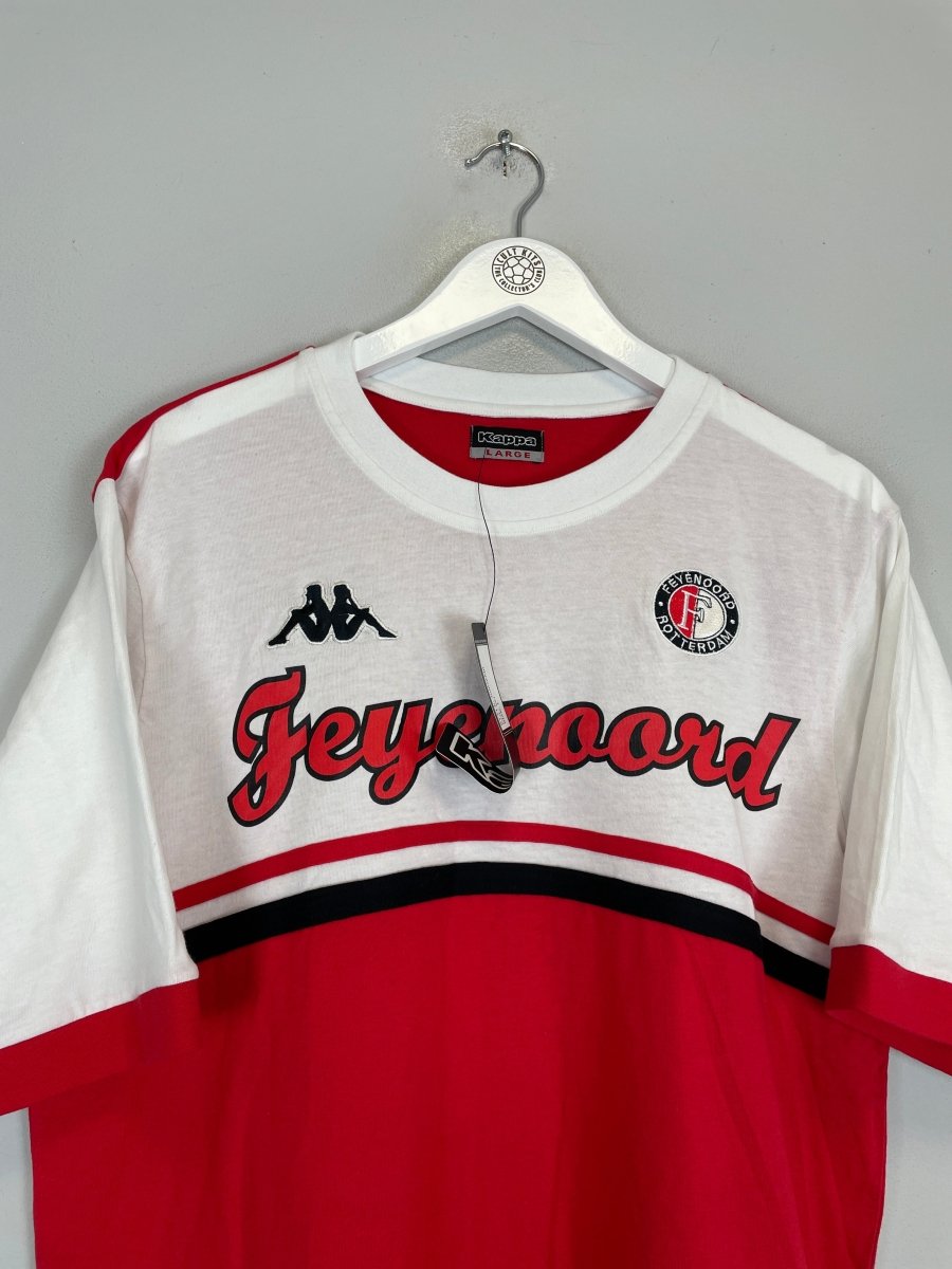 2022/23 FEYENOORD *BNWT* T - SHIRT (L) KAPPA - Cult Kits - Large - Buy Vintage Football Shirts, Authentic Retro Football Shirts For Sale, Classic Football Shirts & Soccer Jersey