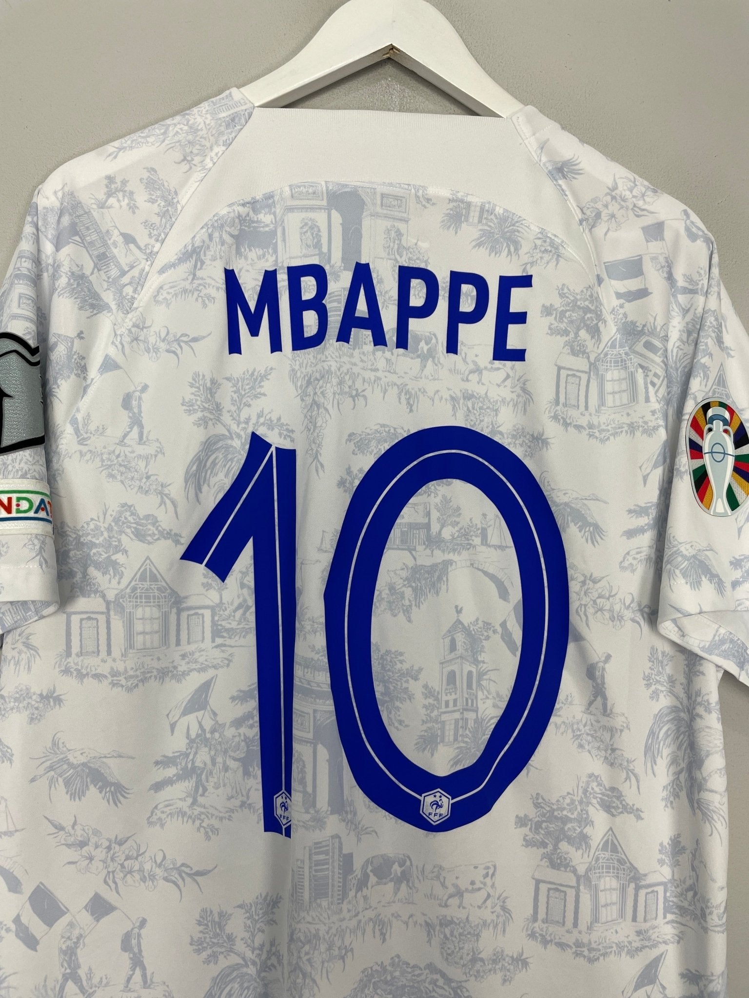 Shop 2022/23 FRANCE MBAPPE #10 AWAY SHIRT (XL) NIKE, classic football shirts, vintage football shirts & retro soccer jerseys at Cult Kits