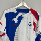 2022/23 FRANCE PRE MATCH SHIRT (L) NIKE - Cult Kits - Large - Buy Vintage Football Shirts, Authentic Retro Football Shirts For Sale, Classic Football Shirts & Soccer Jersey