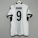 Shop 2022/23 GERMANY FULLKRUG #9 *BNWT* HOME SHIRT (XL) ADIDAS, classic football shirts, vintage football shirts & retro soccer jerseys at Cult Kits