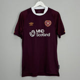 Shop 2022/23 HEARTS HOME SHIRT (M) UMBRO, classic football shirts, vintage football shirts & retro soccer jerseys at Cult Kits