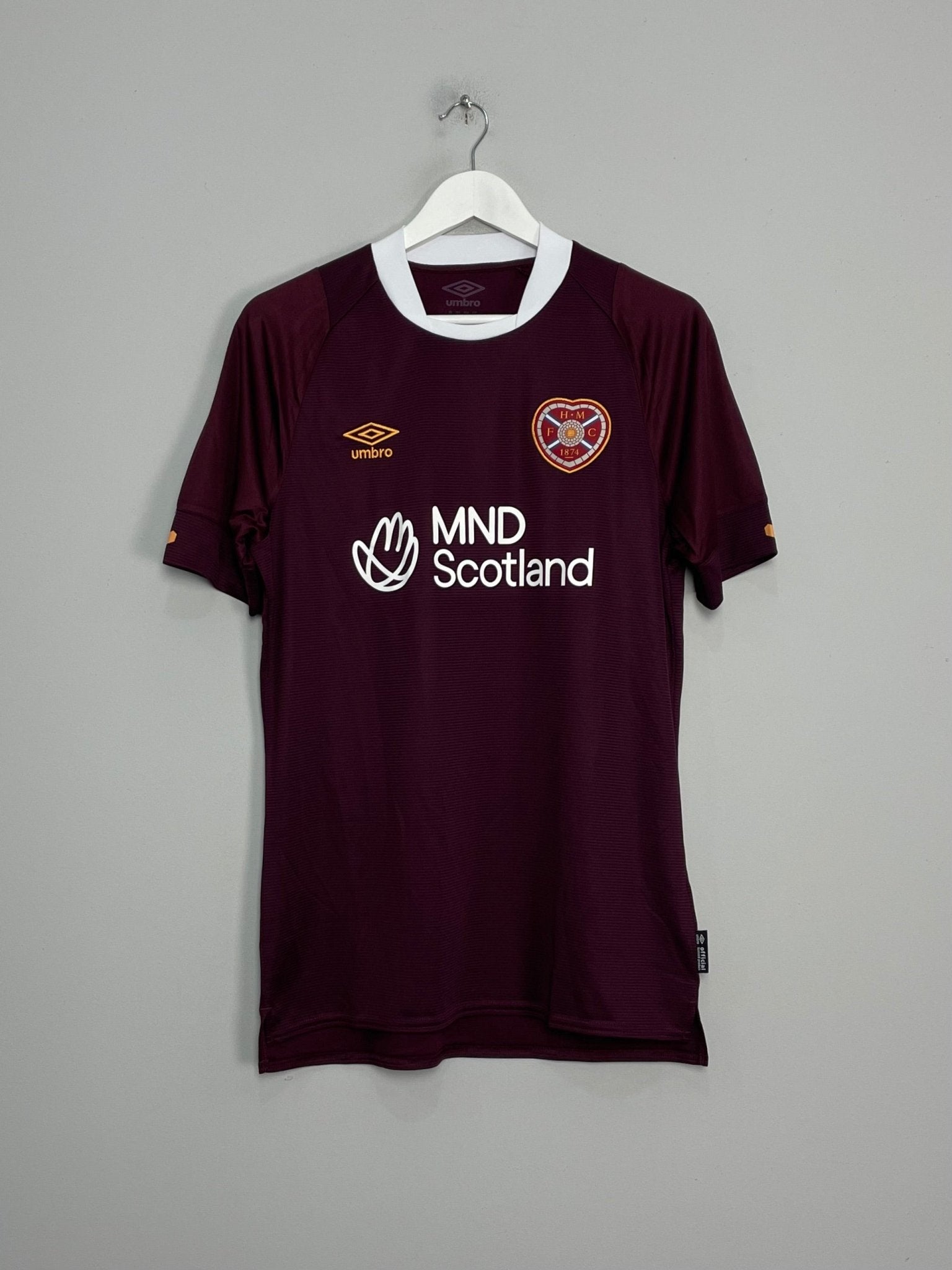 Shop 2022/23 HEARTS HOME SHIRT (M) UMBRO, classic football shirts, vintage football shirts & retro soccer jerseys at Cult Kits