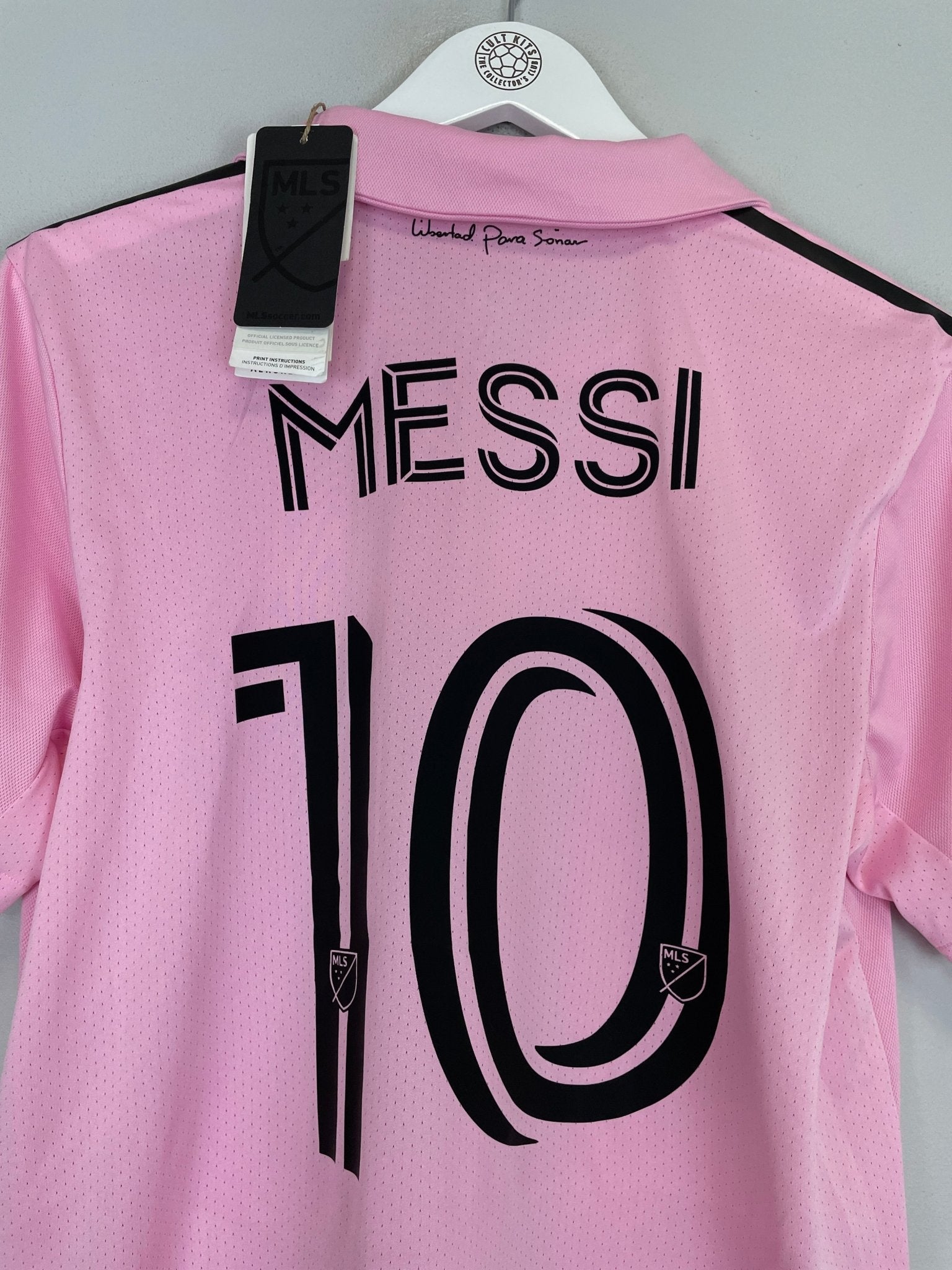 Shop 2022/23 INTER MIAMI MESSI #10 *BNWT* HOME SHIRT (M) ADIDAS, classic football shirts, vintage football shirts & retro soccer jerseys at Cult Kits