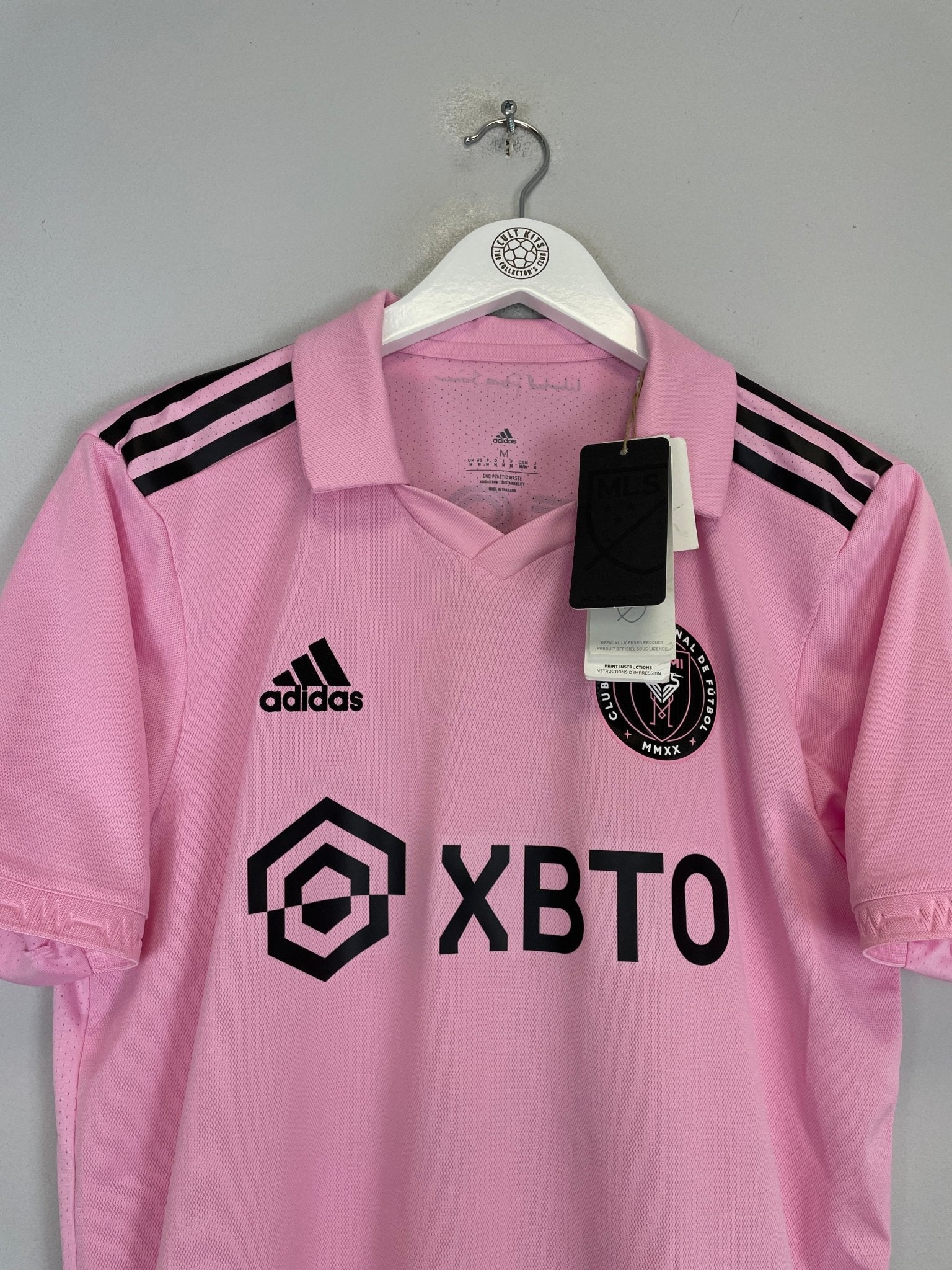 Shop 2022/23 INTER MIAMI MESSI #10 *BNWT* HOME SHIRT (M) ADIDAS, classic football shirts, vintage football shirts & retro soccer jerseys at Cult Kits