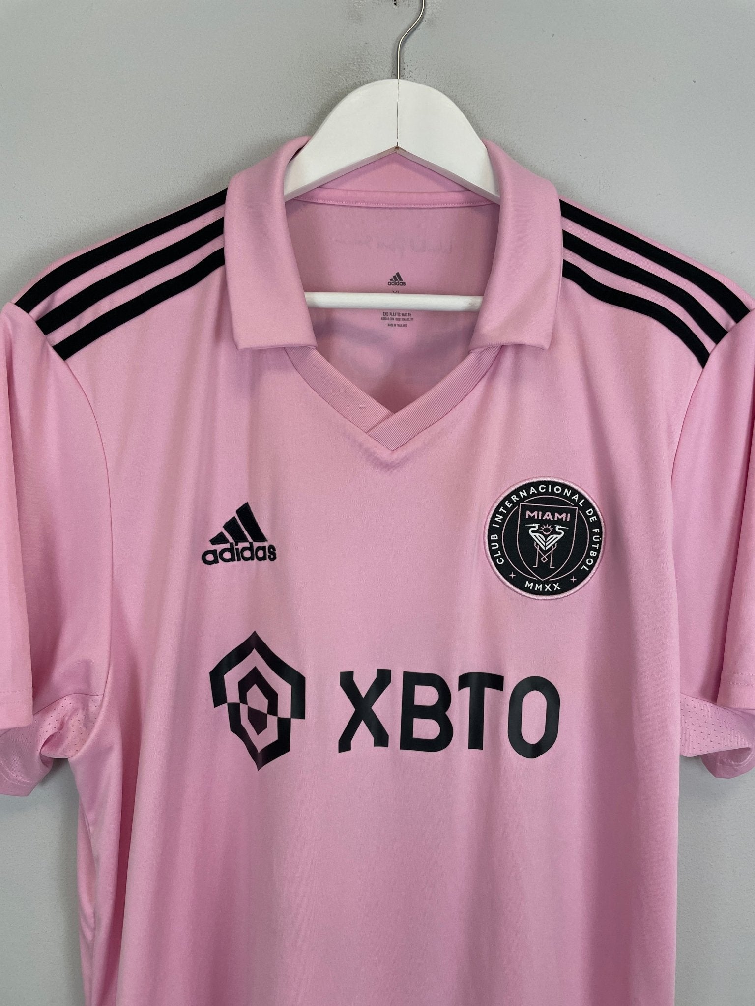 Shop 2022/23 INTER MIAMI MESSI #10 HOME SHIRT (XL) ADIDAS, classic football shirts, vintage football shirts & retro soccer jerseys at Cult Kits