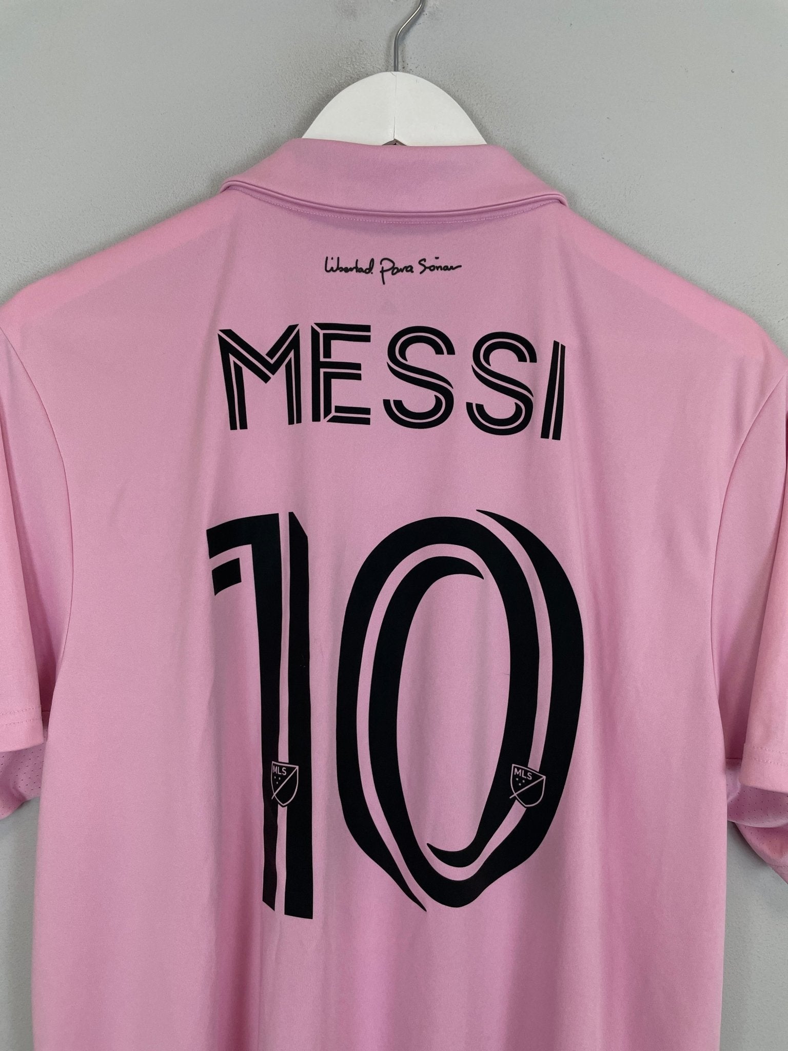 Shop 2022/23 INTER MIAMI MESSI #10 HOME SHIRT (XL) ADIDAS, classic football shirts, vintage football shirts & retro soccer jerseys at Cult Kits