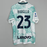 Shop 2022/23 INTER MILAN BARELLA #23 AWAY SHIRT (L) NIKE, classic football shirts, vintage football shirts & retro soccer jerseys at Cult Kits