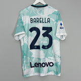 Shop 2022/23 INTER MILAN BARELLA #23 AWAY SHIRT (L) NIKE, classic football shirts, vintage football shirts & retro soccer jerseys at Cult Kits
