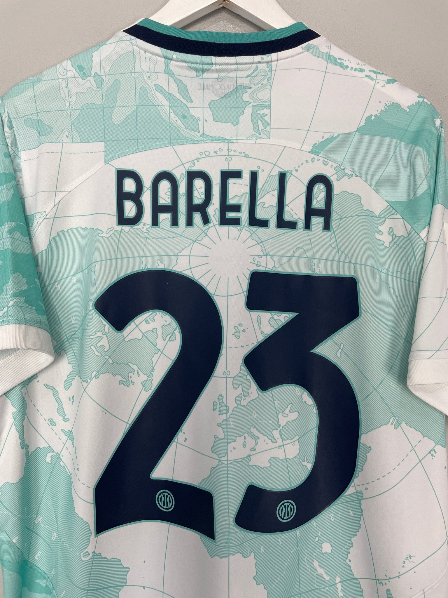 Shop 2022/23 INTER MILAN BARELLA #23 AWAY SHIRT (L) NIKE, classic football shirts, vintage football shirts & retro soccer jerseys at Cult Kits