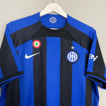 Shop 2022/23 INTER MILAN HOME SHIRT (L) NIKE, classic football shirts, vintage football shirts & retro soccer jerseys at Cult Kits