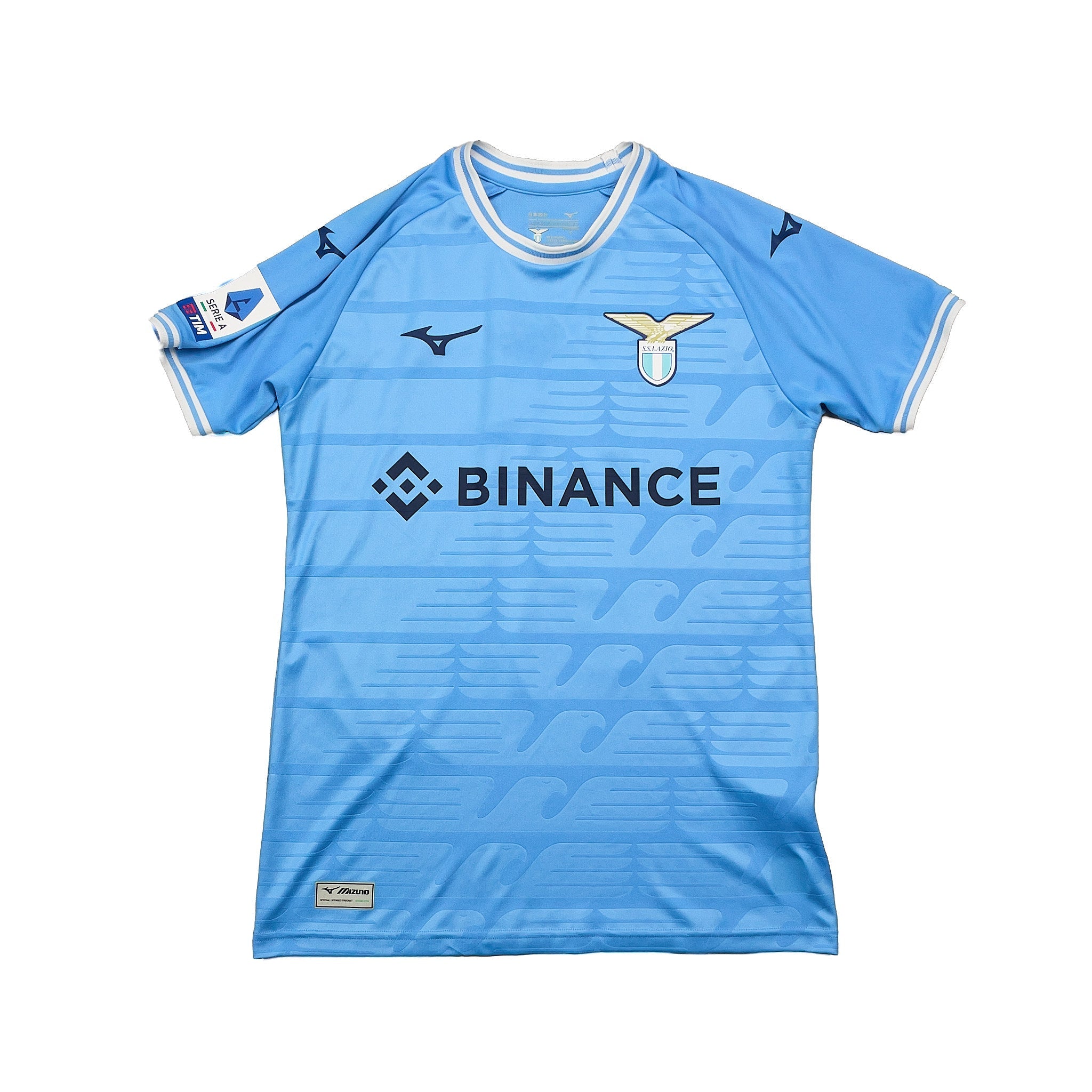 Buy 2022/23 Lazio F.Anderson 7 *Match Issue* Home Shirt (S) Mizuno ~ Free worldwide shipping ~ Authentic Vintage Football Shirts from Cult Kits