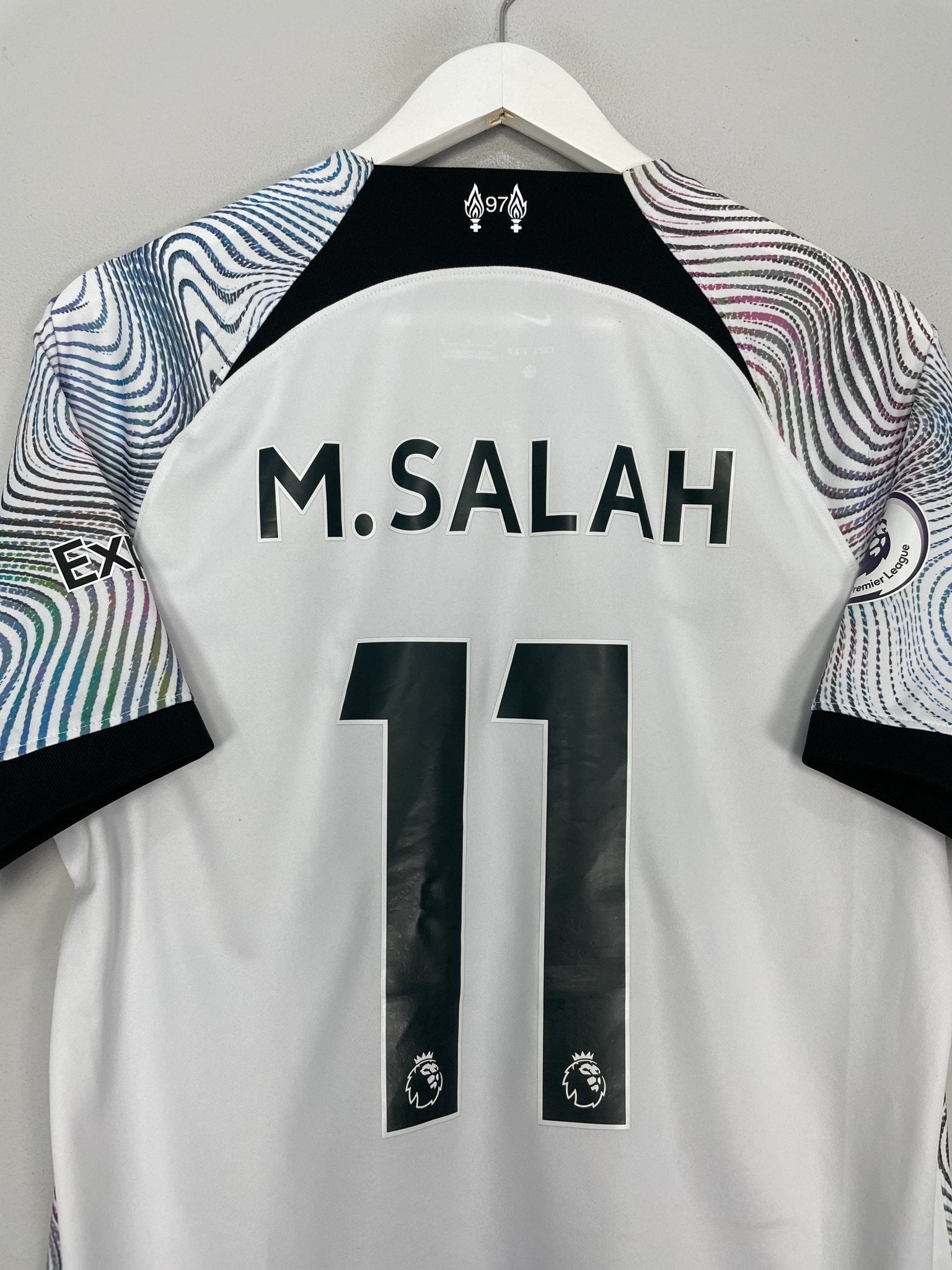 Shop 2022/23 LIVERPOOL M.SALAH #11 AWAY SHIRT (M) NIKE, classic football shirts, vintage football shirts & retro soccer jerseys at Cult Kits
