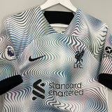 Shop 2022/23 LIVERPOOL M.SALAH #11 AWAY SHIRT (M) NIKE, classic football shirts, vintage football shirts & retro soccer jerseys at Cult Kits