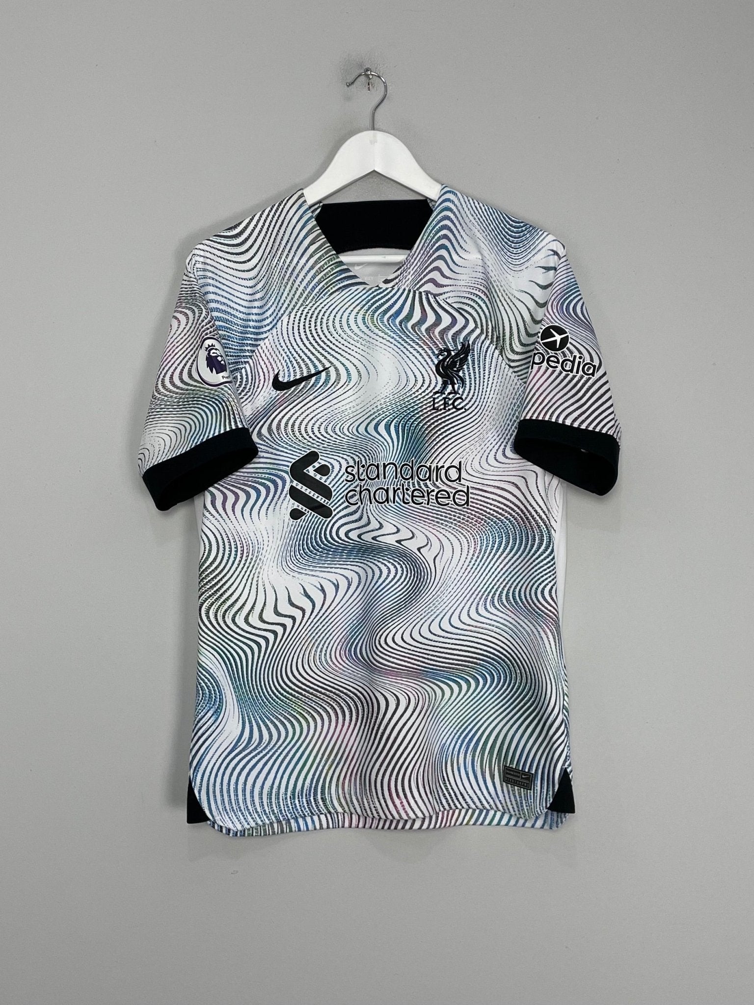 Shop 2022/23 LIVERPOOL M.SALAH #11 AWAY SHIRT (M) NIKE, classic football shirts, vintage football shirts & retro soccer jerseys at Cult Kits