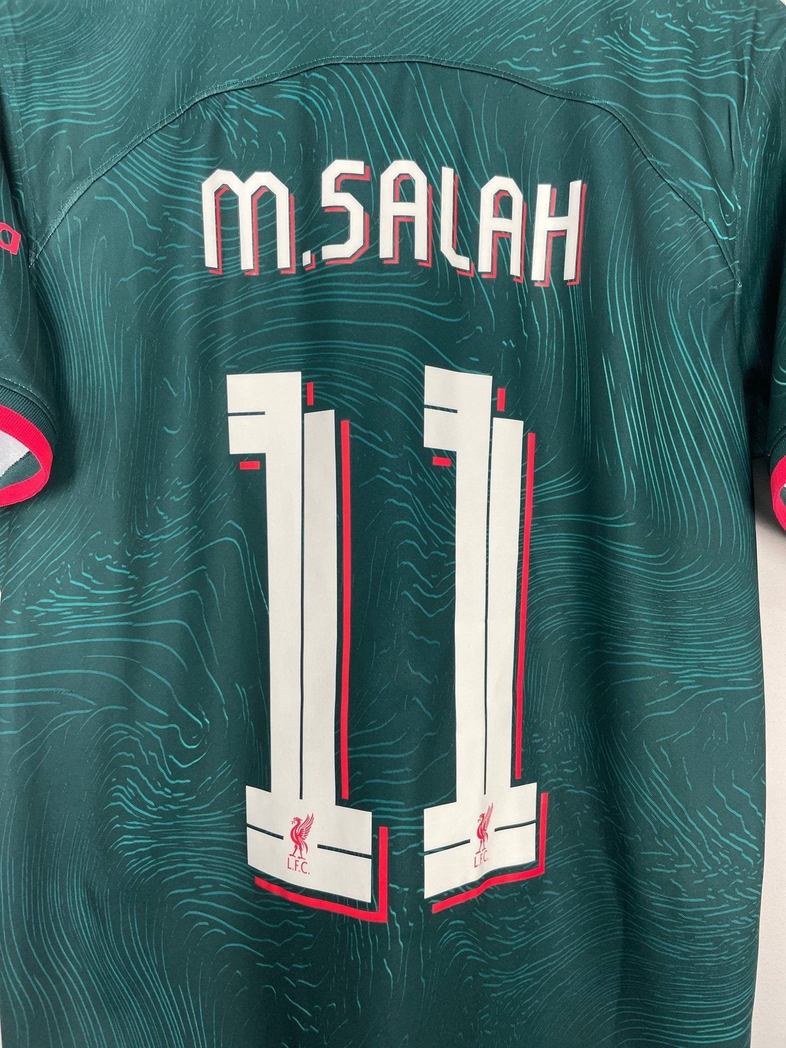Shop 2022/23 LIVERPOOL M.SALAH #11 THIRD SHIRT (M) NIKE, classic football shirts, vintage football shirts & retro soccer jerseys at Cult Kits