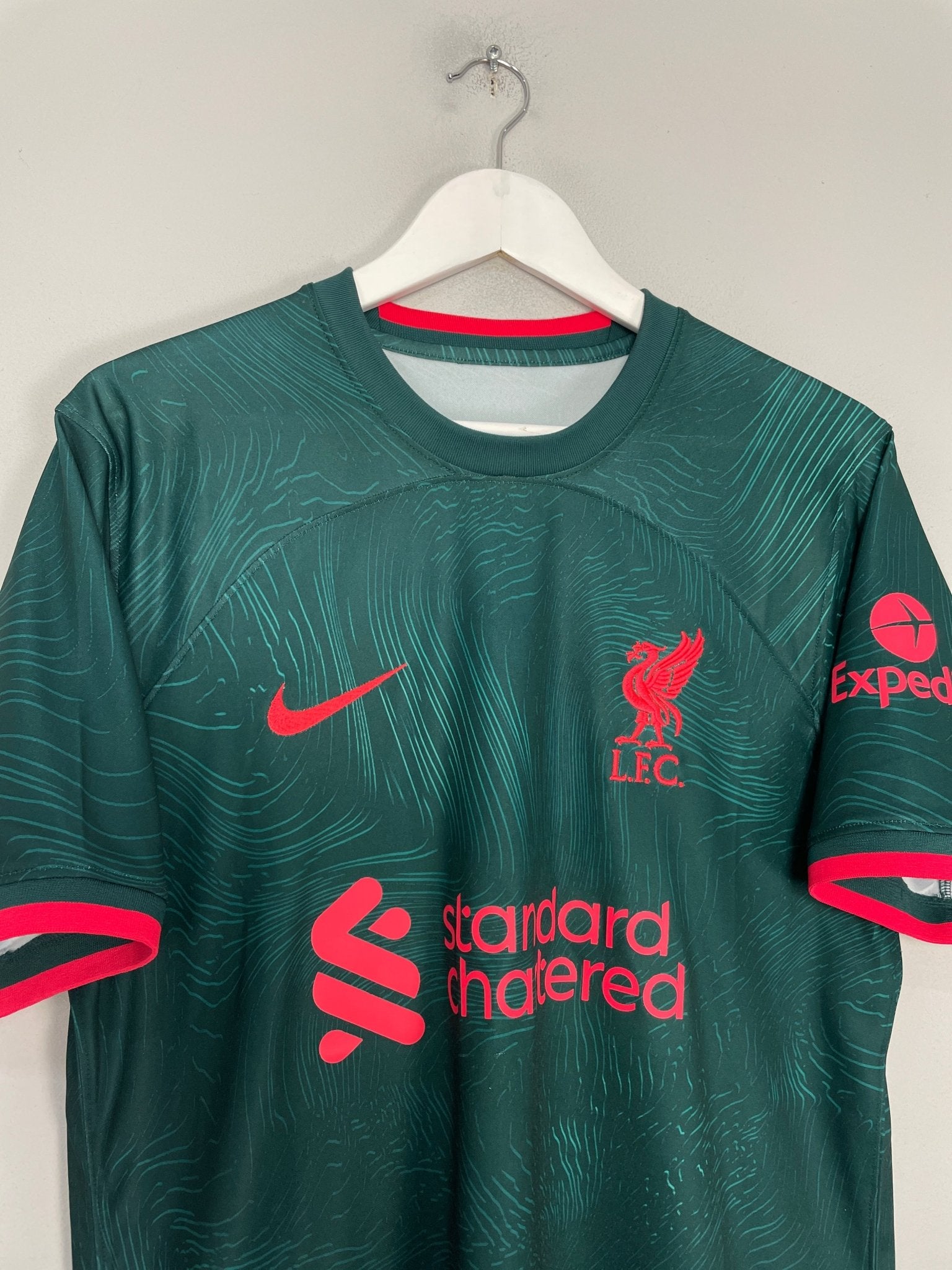 Shop 2022/23 LIVERPOOL M.SALAH #11 THIRD SHIRT (M) NIKE, classic football shirts, vintage football shirts & retro soccer jerseys at Cult Kits