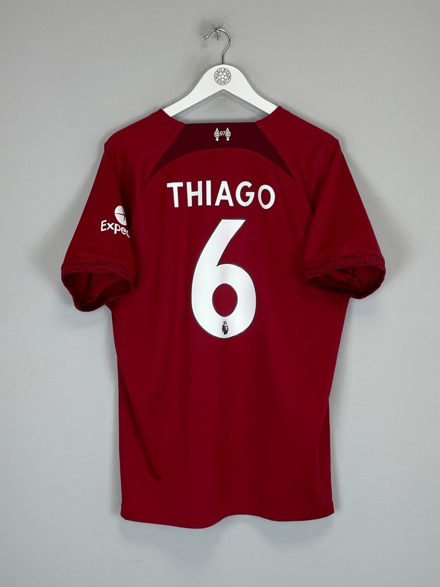 2022/23 LIVERPOOL THIAGO 6 HOME SHIRT (XL) NIKE - Cult Kits - XL - Buy Vintage Football Shirts, Authentic Retro Football Shirts For Sale, Classic Football Shirts & Soccer Jersey