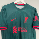 Shop 2022/23 LIVERPOOL THIRD SHIRT (M) NIKE, classic football shirts, vintage football shirts & retro soccer jerseys at Cult Kits