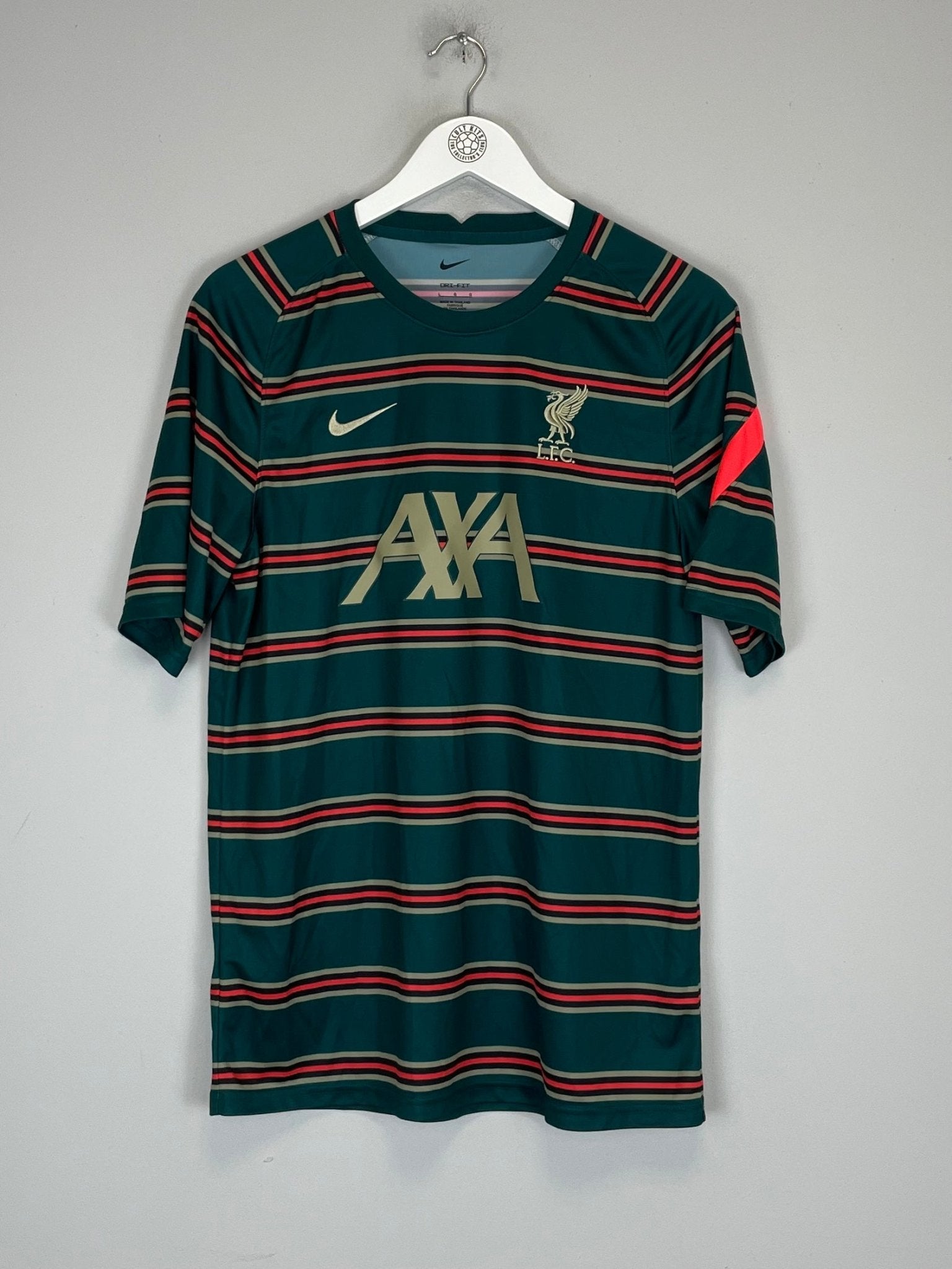 Shop 2022/23 LIVERPOOL TRAINING SHIRT (L) NIKE, classic football shirts, vintage football shirts & retro soccer jerseys at Cult Kits