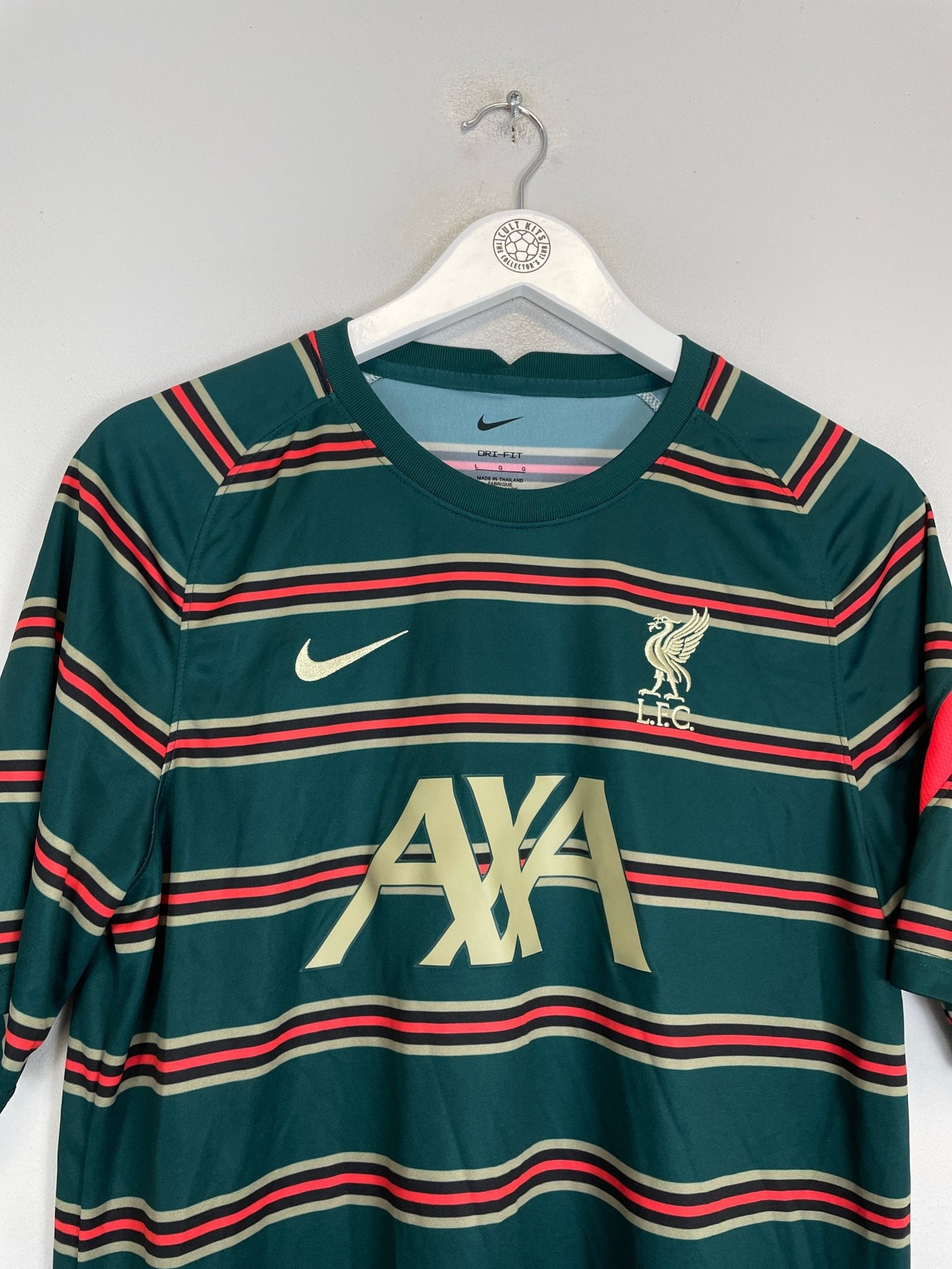 Shop 2022/23 LIVERPOOL TRAINING SHIRT (L) NIKE, classic football shirts, vintage football shirts & retro soccer jerseys at Cult Kits