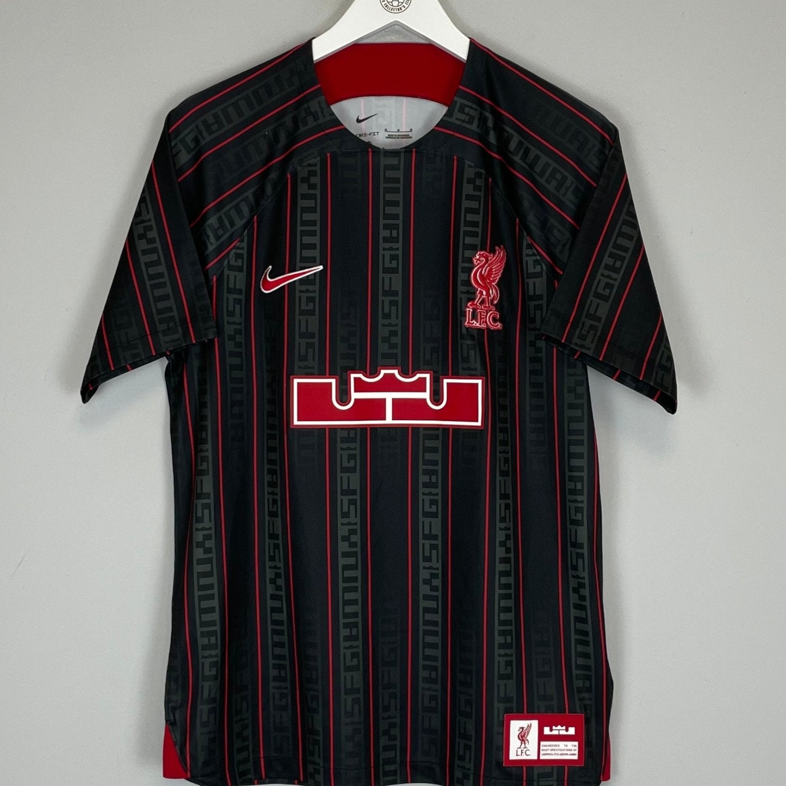 Shop 2022/23 LIVERPOOL X LEBRON JAMES SHIRT (M) NIKE, classic football shirts, vintage football shirts & retro soccer jerseys at Cult Kits