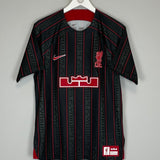 Shop 2022/23 LIVERPOOL X LEBRON JAMES SHIRT (M) NIKE, classic football shirts, vintage football shirts & retro soccer jerseys at Cult Kits