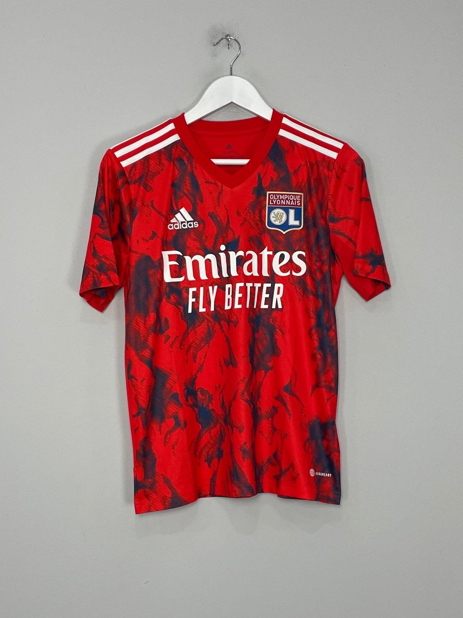 Shop 2022/23 LYON AWAY SHIRT (L.KIDS) ADIDAS, classic football shirts, vintage football shirts & retro soccer jerseys at Cult Kits