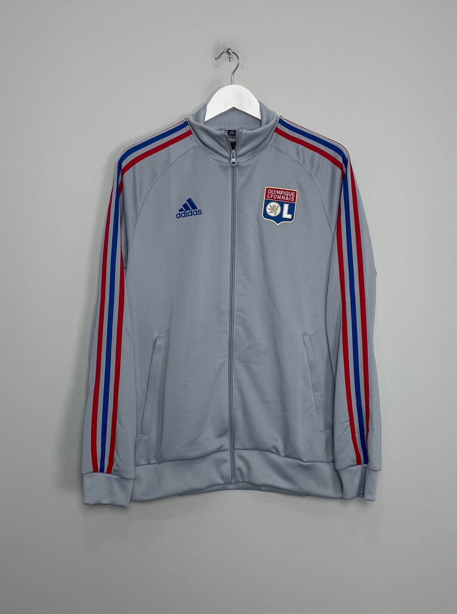 Shop 2022/23 LYON TRACK JACKET (M) ADIDAS, classic football shirts, vintage football shirts & retro soccer jerseys at Cult Kits