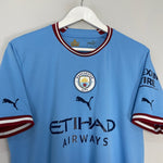 Shop 2022/23 MANCHESTER CITY HAALAND #9 HOME SHIRT (L) PUMA, classic football shirts, vintage football shirts & retro soccer jerseys at Cult Kits