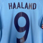 Shop 2022/23 MANCHESTER CITY HAALAND #9 HOME SHIRT (L) PUMA, classic football shirts, vintage football shirts & retro soccer jerseys at Cult Kits