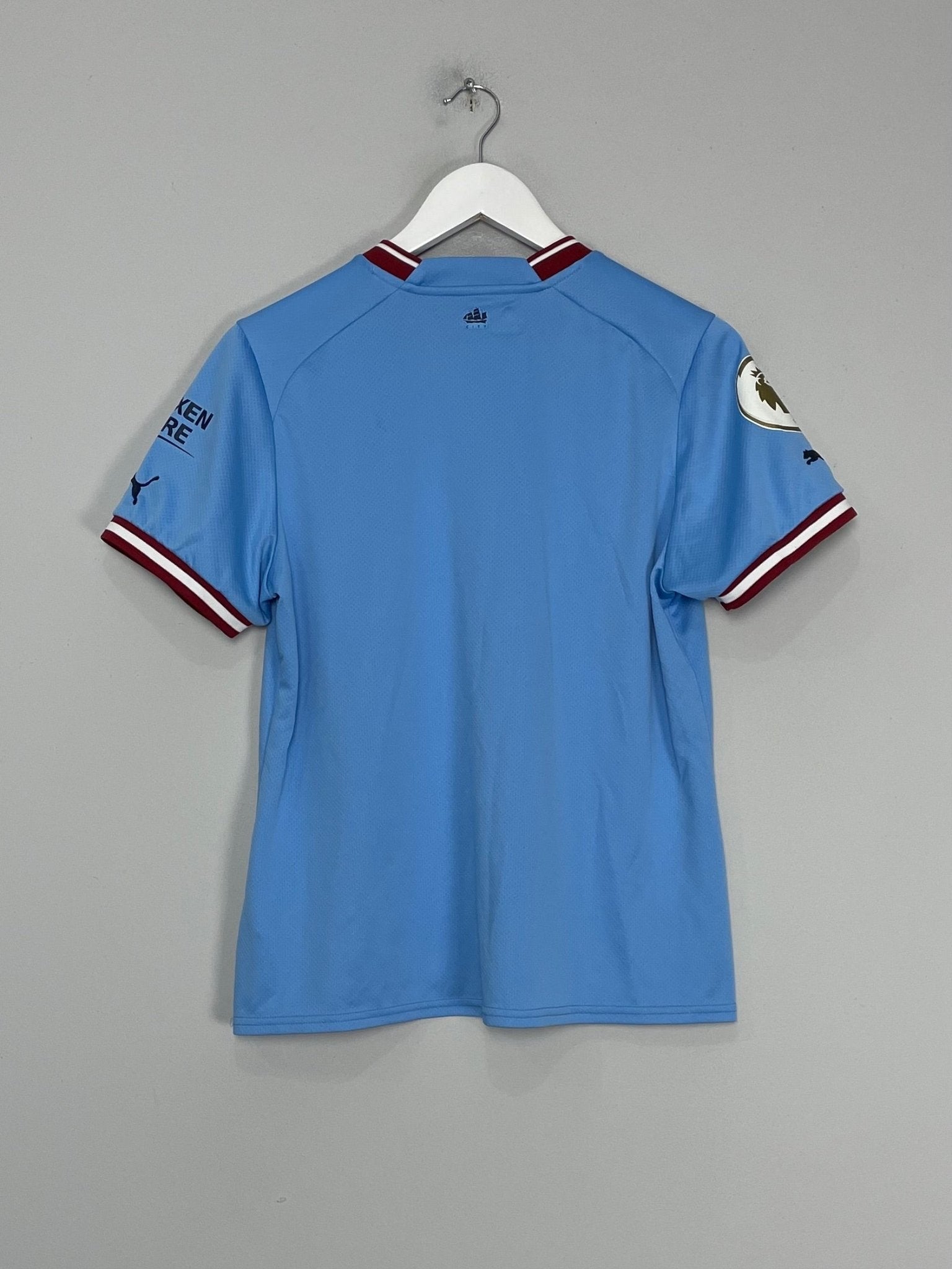 Shop 2022/23 MANCHESTER CITY HOME SHIRT (L.KIDS) PUMA, classic football shirts, vintage football shirts & retro soccer jerseys at Cult Kits