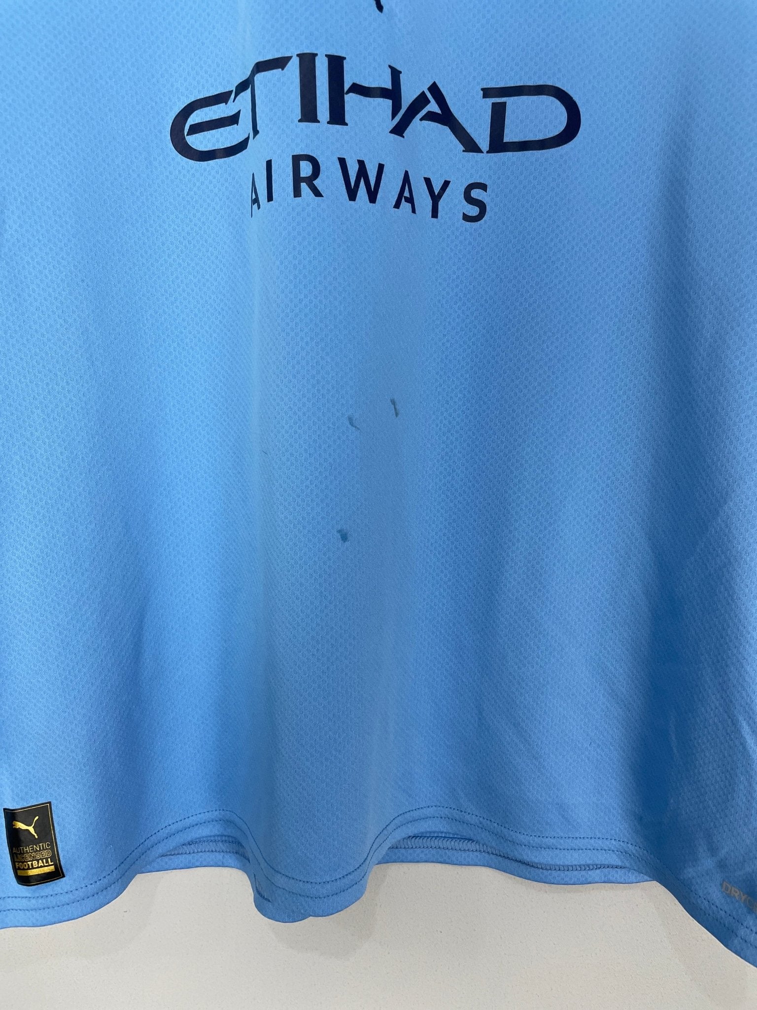 Shop 2022/23 MANCHESTER CITY HOME SHIRT (L.KIDS) PUMA, classic football shirts, vintage football shirts & retro soccer jerseys at Cult Kits