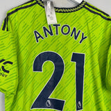 2022/23 MANCHESTER UNITED ANTONY 21 *BNWT* AUTHENTIC THIRD SHIRT (XXL) ADIDAS - Cult Kits - XXL - Buy Vintage Football Shirts, Authentic Retro Football Shirts For Sale, Classic Football Shirts & Soccer Jersey