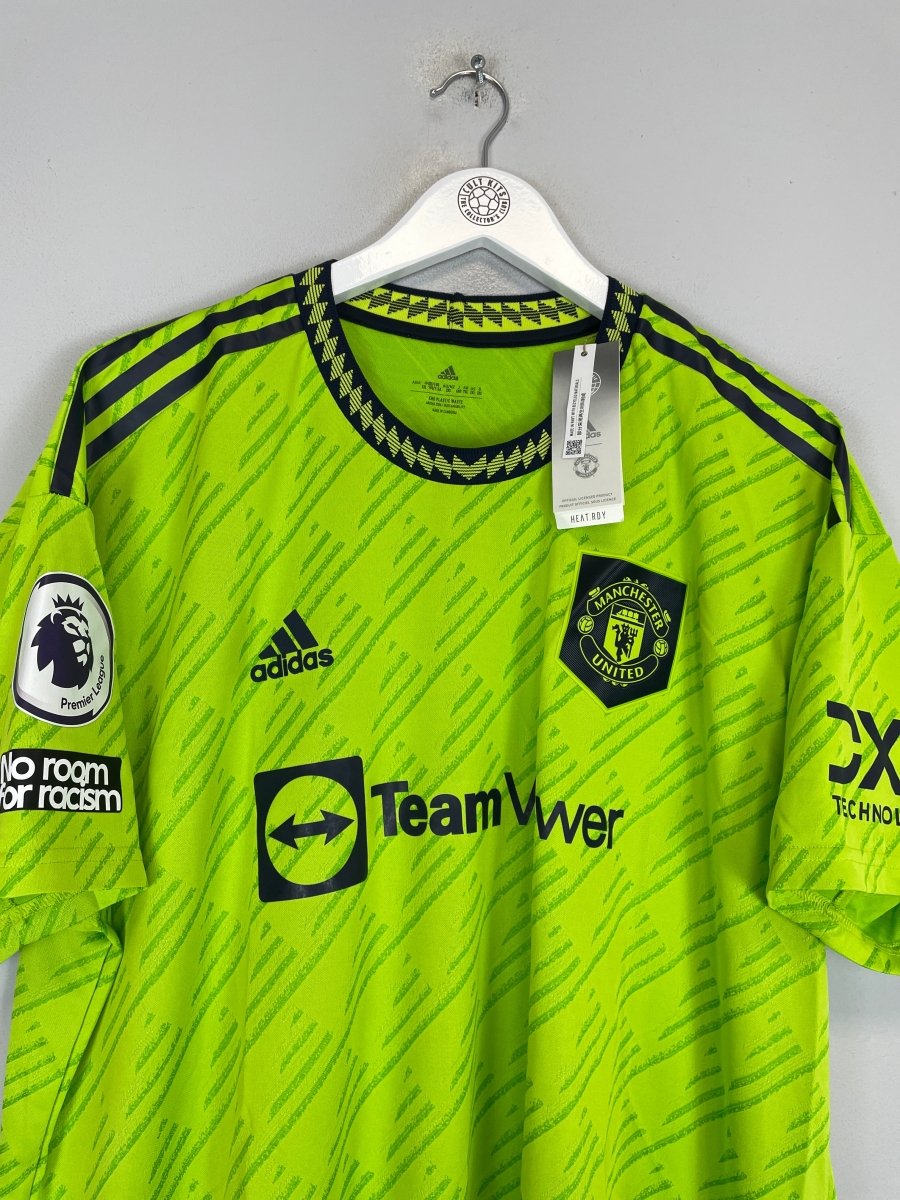 2022/23 MANCHESTER UNITED ANTONY 21 *BNWT* AUTHENTIC THIRD SHIRT (XXL) ADIDAS - Cult Kits - XXL - Buy Vintage Football Shirts, Authentic Retro Football Shirts For Sale, Classic Football Shirts & Soccer Jersey