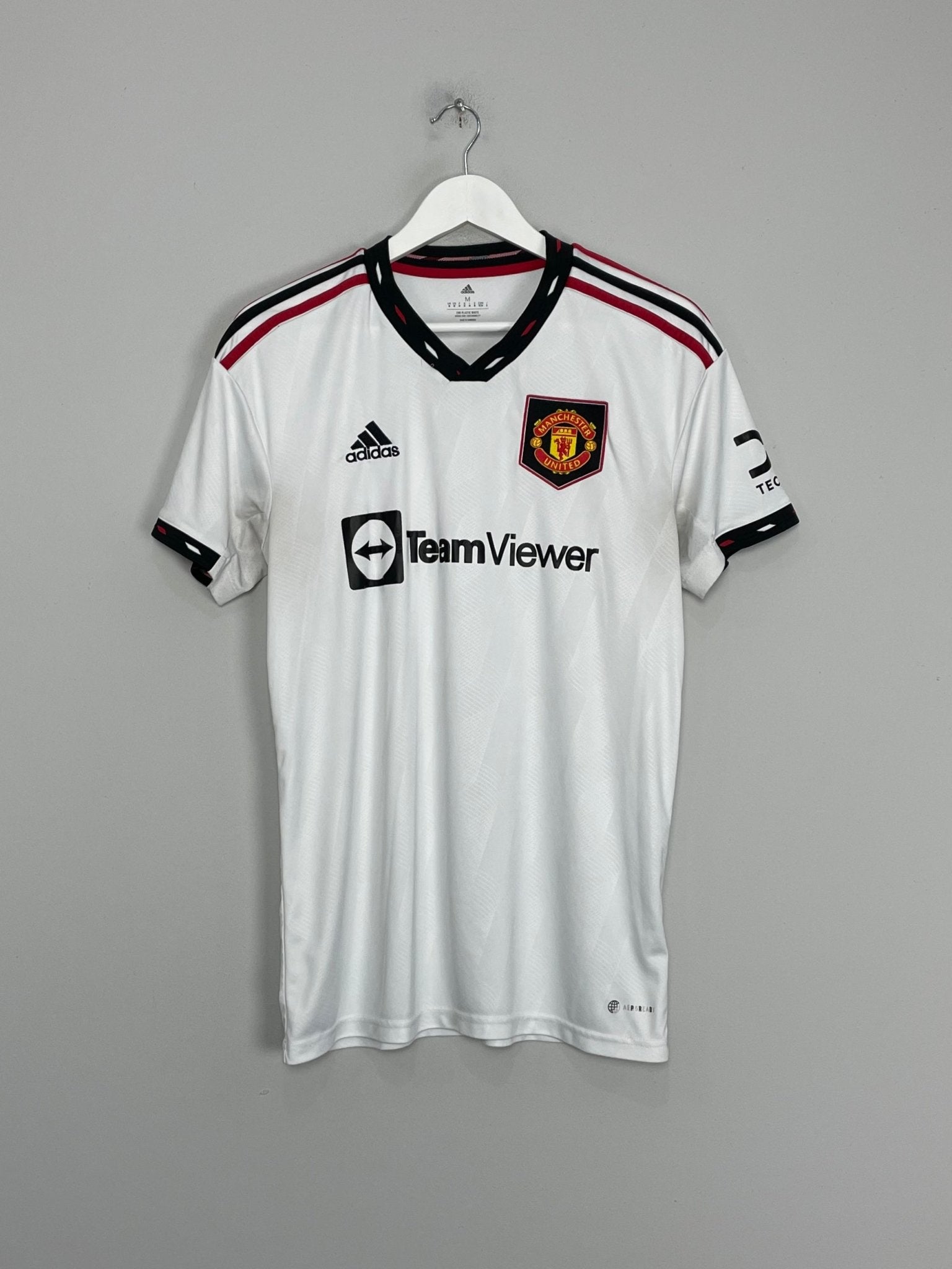 Shop 2022/23 MANCHESTER UNITED AWAY SHIRT (M) ADIDAS, classic football shirts, vintage football shirts & retro soccer jerseys at Cult Kits