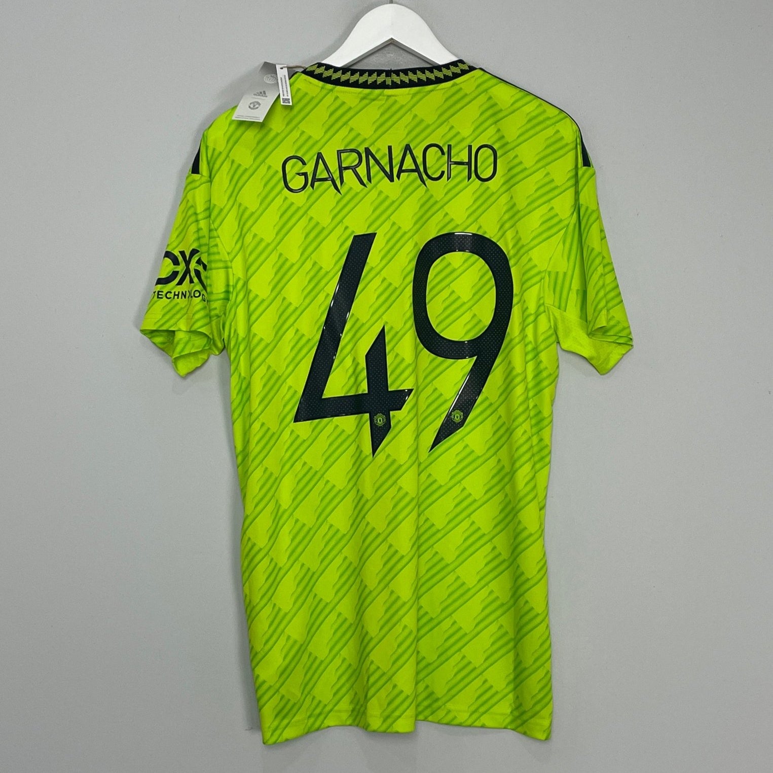 Shop 2022/23 MANCHESTER UNITED GARNACHO #40 *BNWT* THIRD SHIRT (L) ADIDAS, classic football shirts, vintage football shirts & retro soccer jerseys at Cult Kits