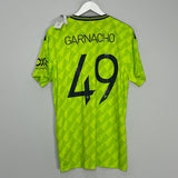 Shop 2022/23 MANCHESTER UNITED GARNACHO #40 *BNWT* THIRD SHIRT (L) ADIDAS, classic football shirts, vintage football shirts & retro soccer jerseys at Cult Kits