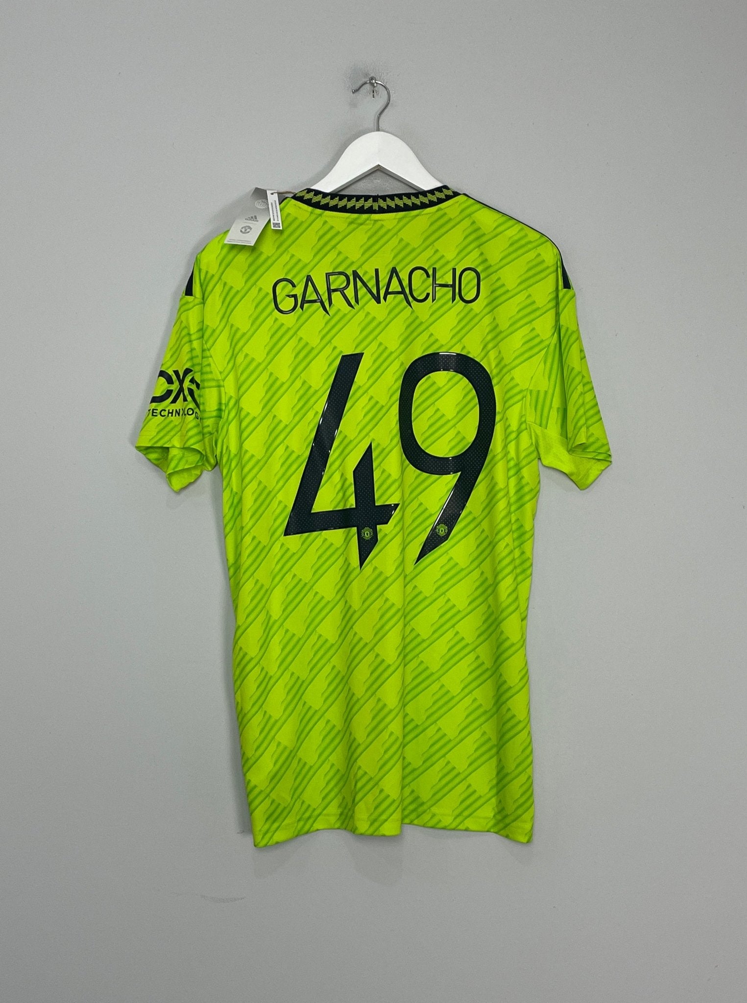 Shop 2022/23 MANCHESTER UNITED GARNACHO #40 *BNWT* THIRD SHIRT (L) ADIDAS, classic football shirts, vintage football shirts & retro soccer jerseys at Cult Kits