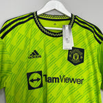 Shop 2022/23 MANCHESTER UNITED GARNACHO #40 *BNWT* THIRD SHIRT (L) ADIDAS, classic football shirts, vintage football shirts & retro soccer jerseys at Cult Kits