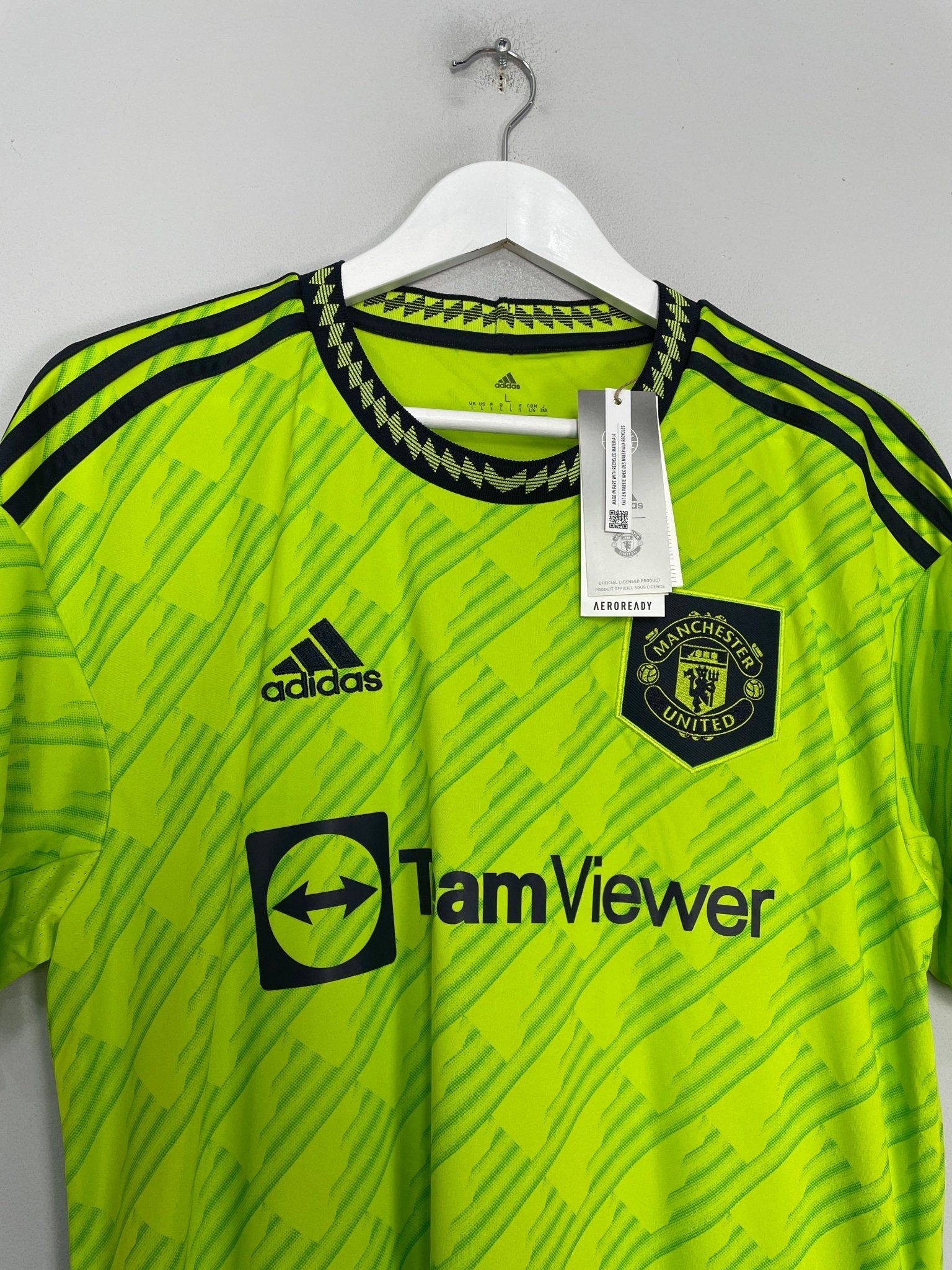 Shop 2022/23 MANCHESTER UNITED GARNACHO #40 *BNWT* THIRD SHIRT (L) ADIDAS, classic football shirts, vintage football shirts & retro soccer jerseys at Cult Kits