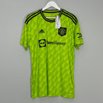 Shop 2022/23 MANCHESTER UNITED GARNACHO #40 *BNWT* THIRD SHIRT (L) ADIDAS, classic football shirts, vintage football shirts & retro soccer jerseys at Cult Kits